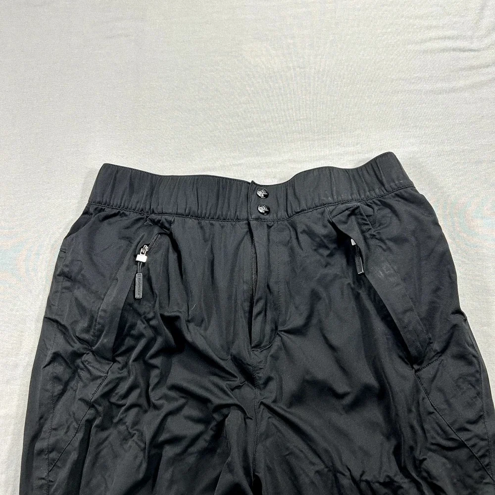 Adidas Golf Pants Mens Small Black Woven Simpson University Red Hawks‎